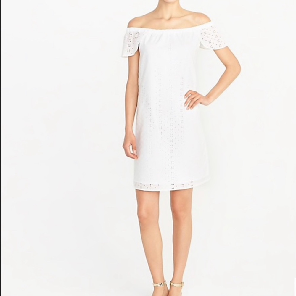 J. Crew white eyelet dress NWT